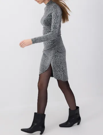 Rochie scurta Reserved, gri