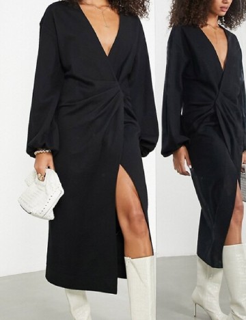 Rochie medie ASOS, negru