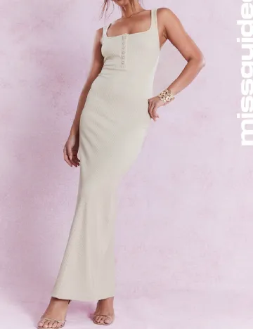 Rochie lunga Missguided, bej