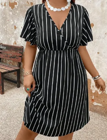 Rochie scurta SHEIN CURVE, negru