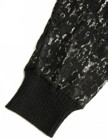 Pulover SHEIN CURVE, negru