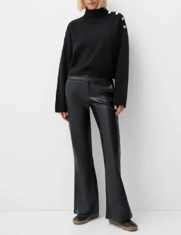 Pantaloni Bershka, negru