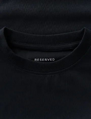 Tricou Oversize Reserved, negru