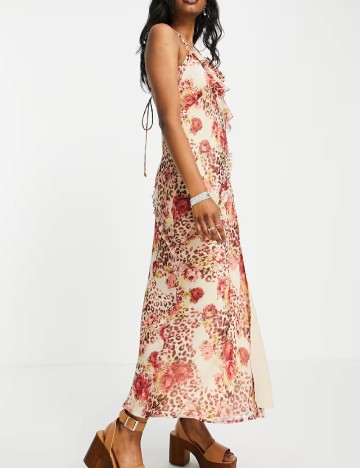 Rochie lunga ASOS, floral print