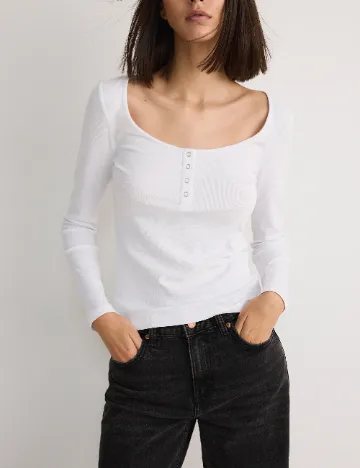 Bluza Reserved, alb