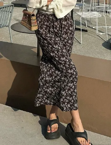 Fusta Dazy, floral print