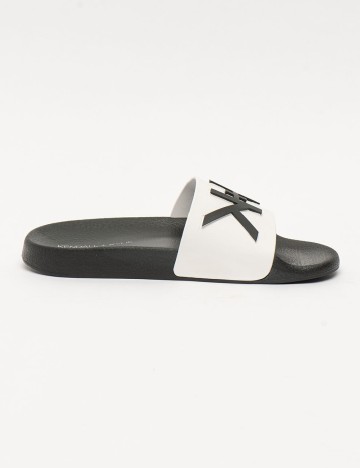 Slapi Kendall&Kylie, alb/negru