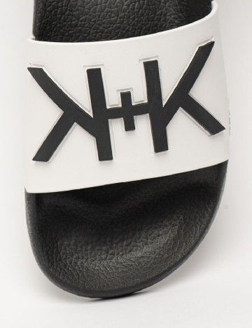 Slapi Kendall&Kylie, alb/negru