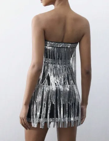 Rochie scurta SHEIN, gri