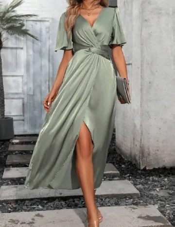 Rochie lunga SHEIN, verde