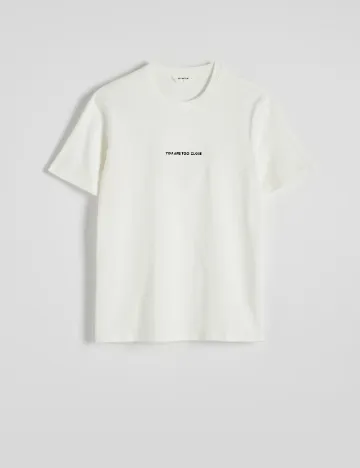 Tricou Reserved, alb