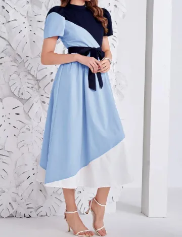 Rochie medie SHEIN, albastru Albastru