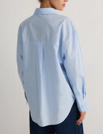 Camasa Oversize Reserved, albastru
