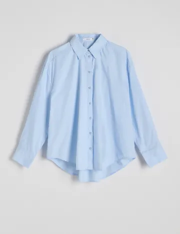 Camasa Oversize Reserved, albastru