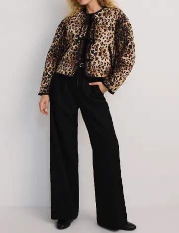 Pantaloni Reserved, negru