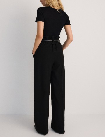 Pantaloni Reserved, negru