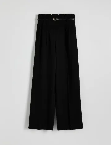 Pantaloni Reserved, negru