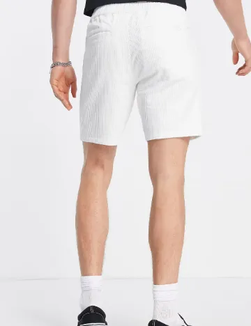 Pantaloni scurti ASOS, alb Alb