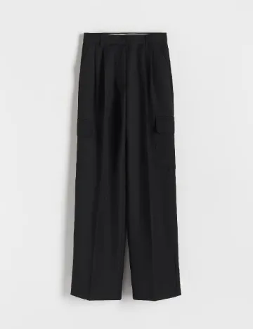 Pantaloni Reserved, negru