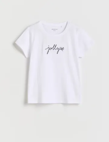 Tricou Reserved, alb