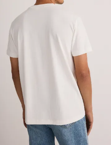Tricou Reserved, alb Alb