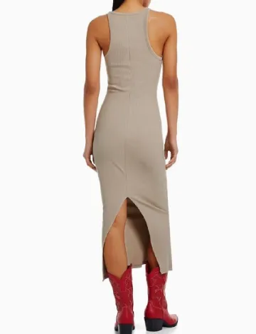 Rochie lunga Bershka, bej
