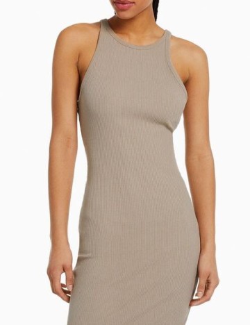Rochie lunga Bershka, bej