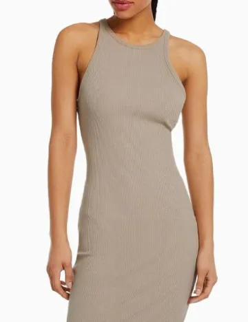 Rochie lunga Bershka, bej