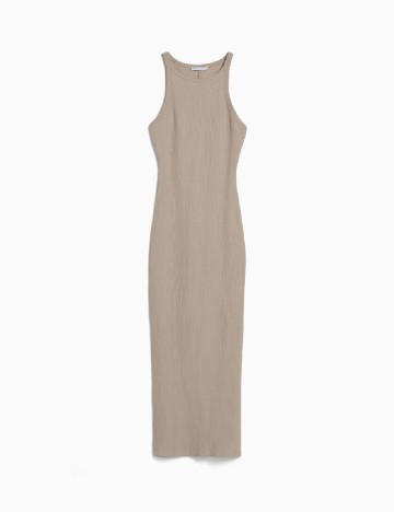 Rochie lunga Bershka, bej