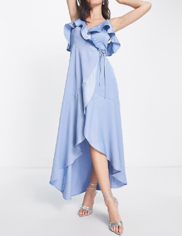 Rochie lunga TFNC London, albastru