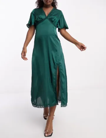 Rochie medie Influence, verde