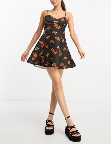 Rochie scurta River Island, negru