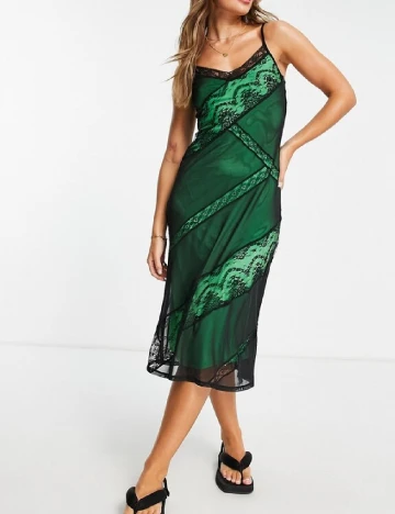 Rochie medie Top Shop, verde Verde