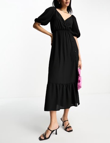 Rochie medie ASOS, negru