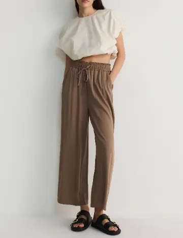 Pantaloni Reserved, maro