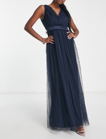 Rochie lunga Anaya with love, albastru