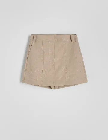 Fusta pantalon Reserved, bej