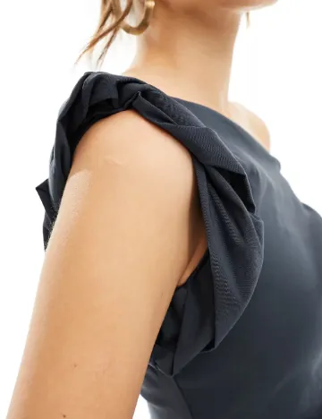 Rochie medie ASOS, gri Gri