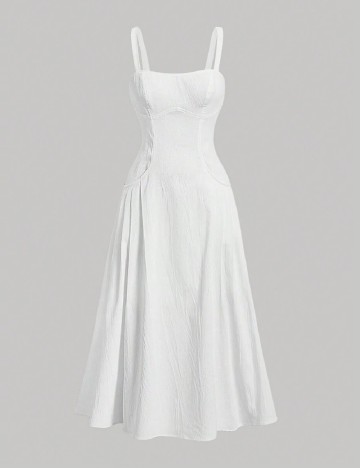 Rochie medie SHEIN, alb