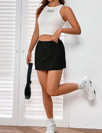 Fusta SHEIN, negru Negru