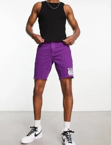 Pantaloni scurti ASOS, mov