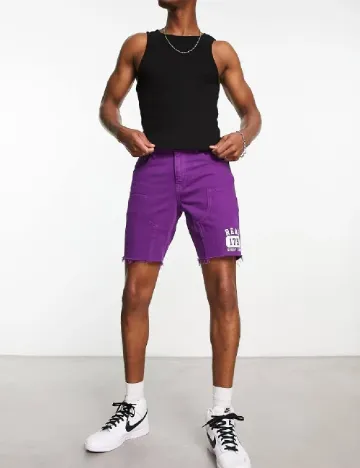 Pantaloni scurti ASOS, mov