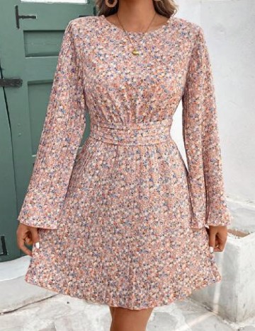 Rochie scurta SHEIN, roz