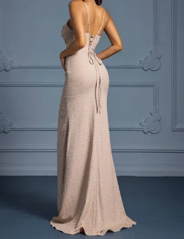 Rochie lunga SHEIN, roz pudra
