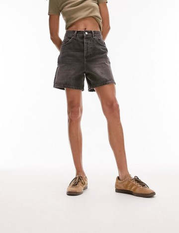 Pantaloni scurti Top Shop, gri