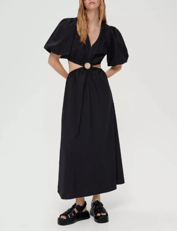 Rochie lunga Q/S, negru