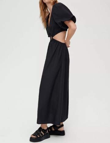 Rochie lunga Q/S, negru