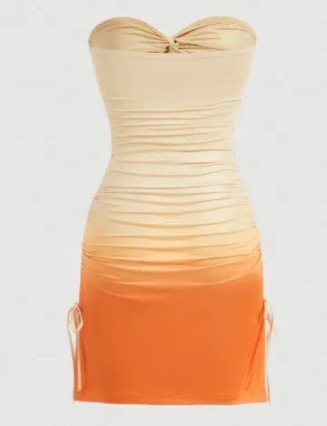 Rochie scurta SHEIN, portocaliu