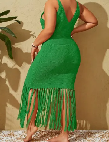 Rochie lunga SHEIN CURVE, verde
