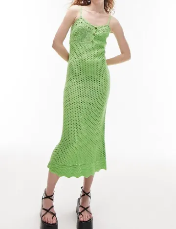 Rochie medie Top Shop, verde